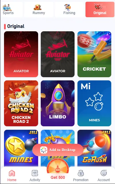 Original Yono Games Login